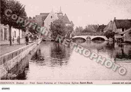 Ville de ISSOUDUN, carte postale ancienne