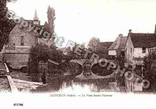 Ville de ISSOUDUN, carte postale ancienne