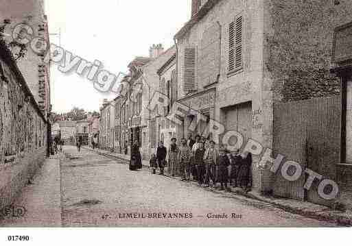 Ville de LIMEILBREVANNES, carte postale ancienne