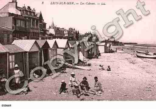 Ville de LIONSURMER, carte postale ancienne