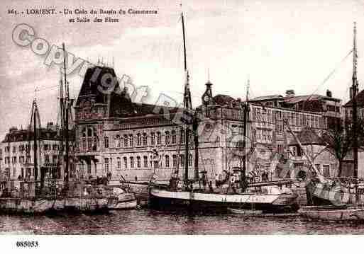 Ville de LORIENT, carte postale ancienne