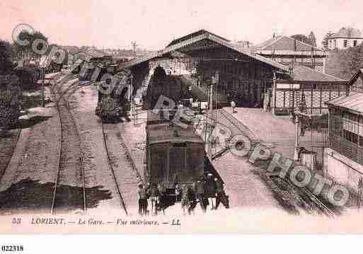 Ville de LORIENT, carte postale ancienne