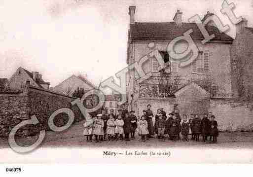 Ville de MERYSURMARNE, carte postale ancienne