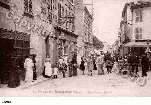 Ville de PEAGEDEROUSSILLON(LE), carte postale ancienne