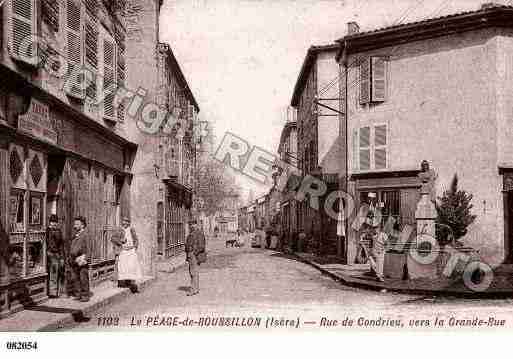 Ville de PEAGEDEROUSSILLON(LE), carte postale ancienne