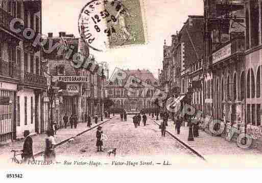 Ville de POITIERS, carte postale ancienne