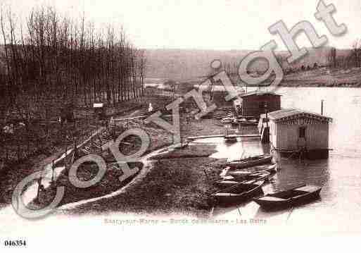 Ville de SAACYSURMARNE, carte postale ancienne