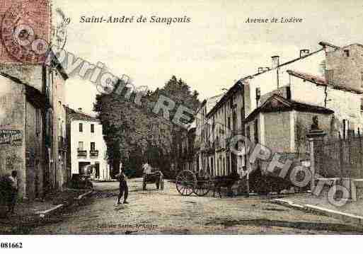 Ville de SAINTANDREDESANGONIS, carte postale ancienne