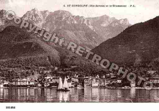 Ville de SAINTGINGOLPH, carte postale ancienne