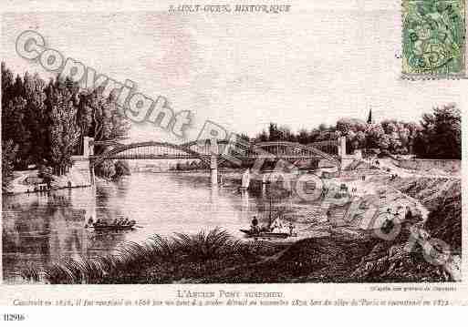 Ville de SAINTOUEN, carte postale ancienne