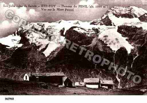 Ville de SAINTEFOYTARENTAISE, carte postale ancienne