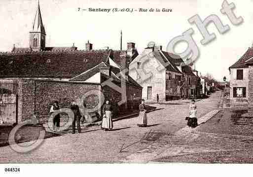 Ville de SANTENY, carte postale ancienne