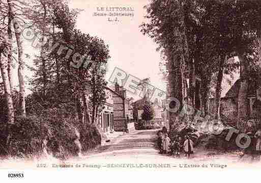 Ville de SENNEVILLESURFECAMP, carte postale ancienne