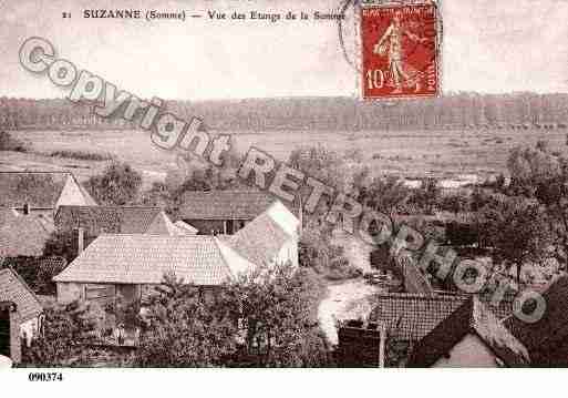 Ville de SUZANNE, carte postale ancienne