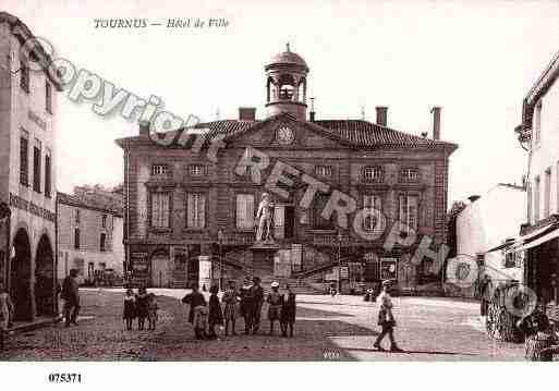 Ville de TOURNUS, carte postale ancienne