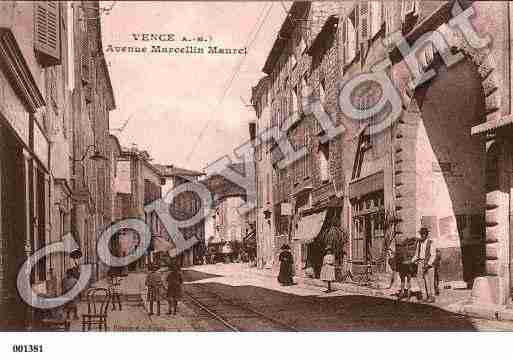 Ville de VENCE, carte postale ancienne