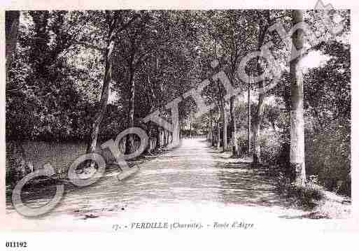 Ville de VERDILLE, carte postale ancienne