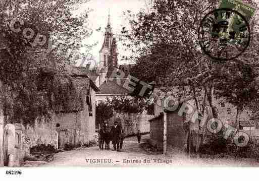 Ville de VIGNIEU, carte postale ancienne