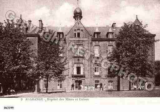 Ville de ALGRANGE, carte postale ancienne