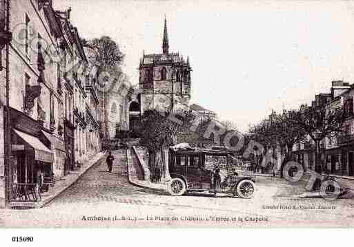 Ville de AMBOISE, carte postale ancienne