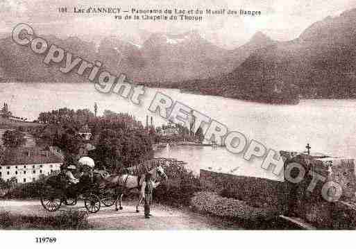 Ville de ANNECY, carte postale ancienne