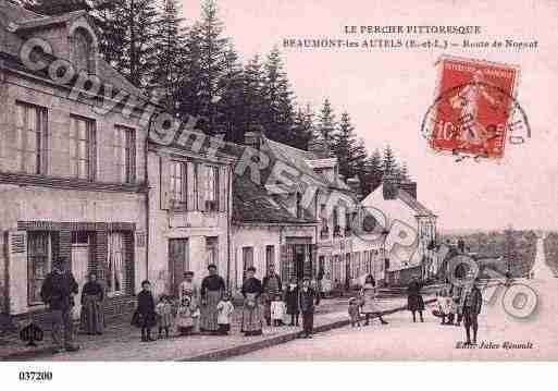 Ville de BEAUMONTLESAUTELS, carte postale ancienne