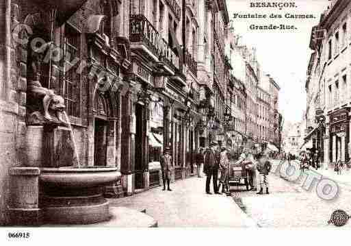 Ville de BESANCON, carte postale ancienne