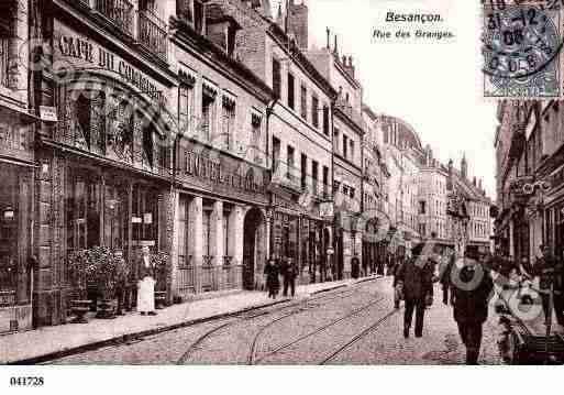 Ville de BESANCON, carte postale ancienne