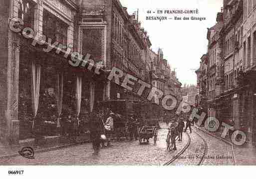 Ville de BESANCON, carte postale ancienne