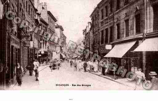 Ville de BESANCON, carte postale ancienne