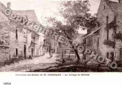 Ville de BEURE, carte postale ancienne