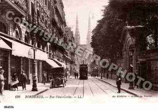 Ville de BORDEAUX, carte postale ancienne