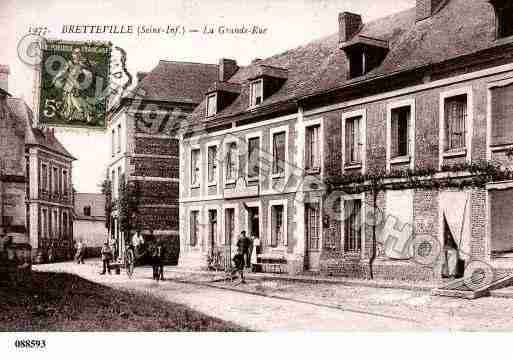 Ville de BRETTEVILLESAINTLAURENT, carte postale ancienne