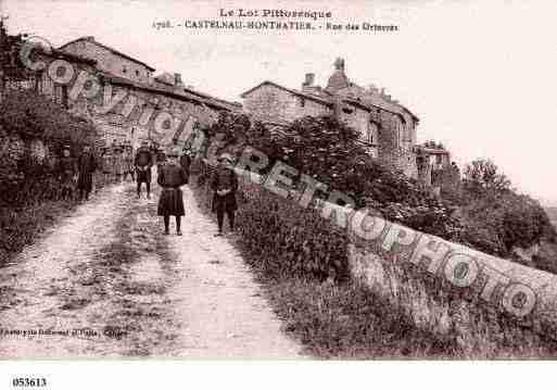 Ville de CASTELNAUMONTRATIER, carte postale ancienne