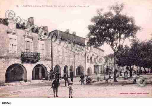 Ville de CASTELNAUMONTRATIER, carte postale ancienne