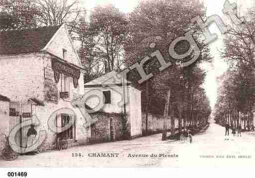 Ville de CHAMANT, carte postale ancienne