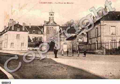 Ville de CHAMPLEMY, carte postale ancienne