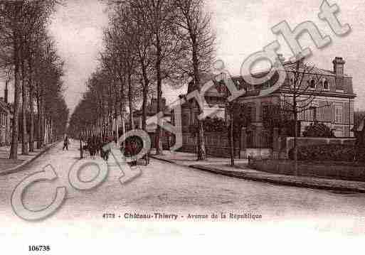 Ville de CHATEAUTHIERRY, carte postale ancienne