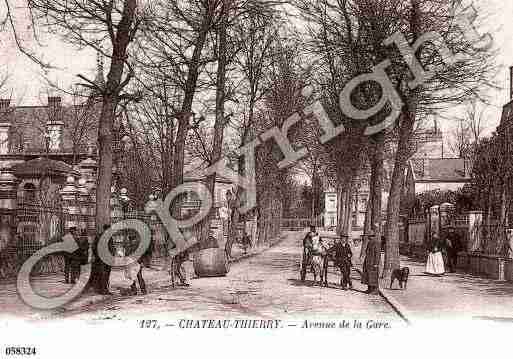 Ville de CHATEAUTHIERRY, carte postale ancienne