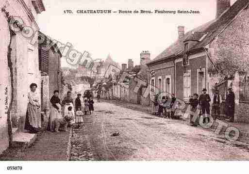 Ville de CHATEAUDUN, carte postale ancienne