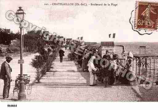 Ville de CHATELAILLONPLAGE, carte postale ancienne