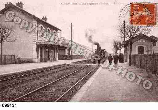 Ville de CHATILLON, carte postale ancienne