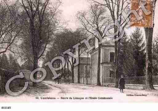 Ville de CONFOLENS, carte postale ancienne