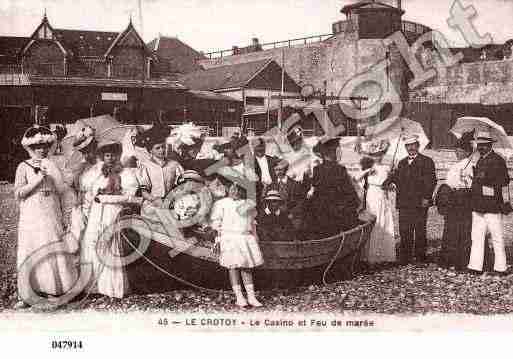 Ville de CROTOY(LE), carte postale ancienne