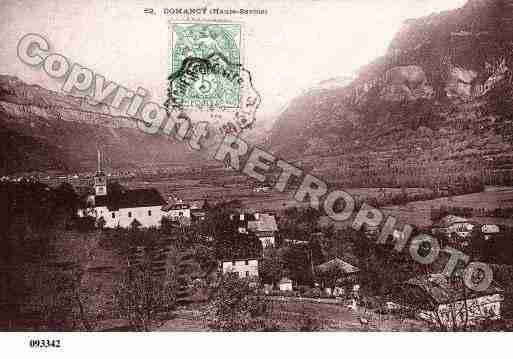 Ville de DOMANCY, carte postale ancienne