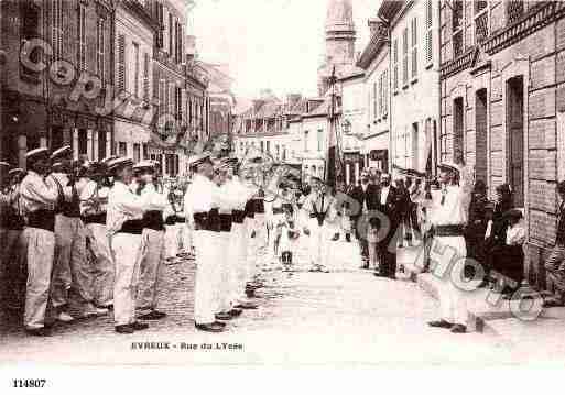 Ville de EVREUX, carte postale ancienne