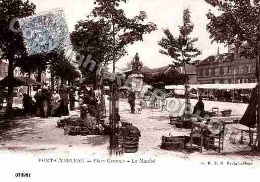 Ville de FONTAINEBLEAU, carte postale ancienne