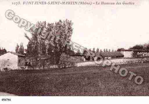 Ville de FONTAINESSAINTMARTIN, carte postale ancienne