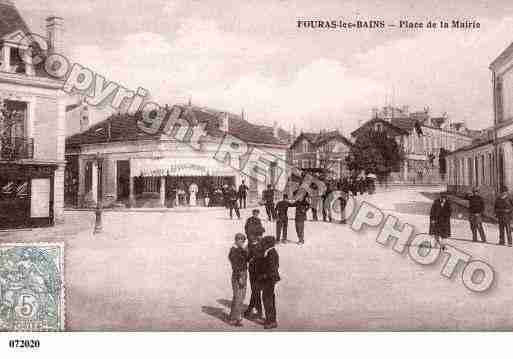 Ville de FOURAS, carte postale ancienne