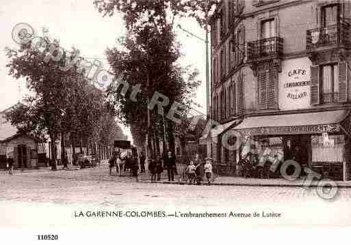 Ville de GARENNECOLOMBES(LA), carte postale ancienne